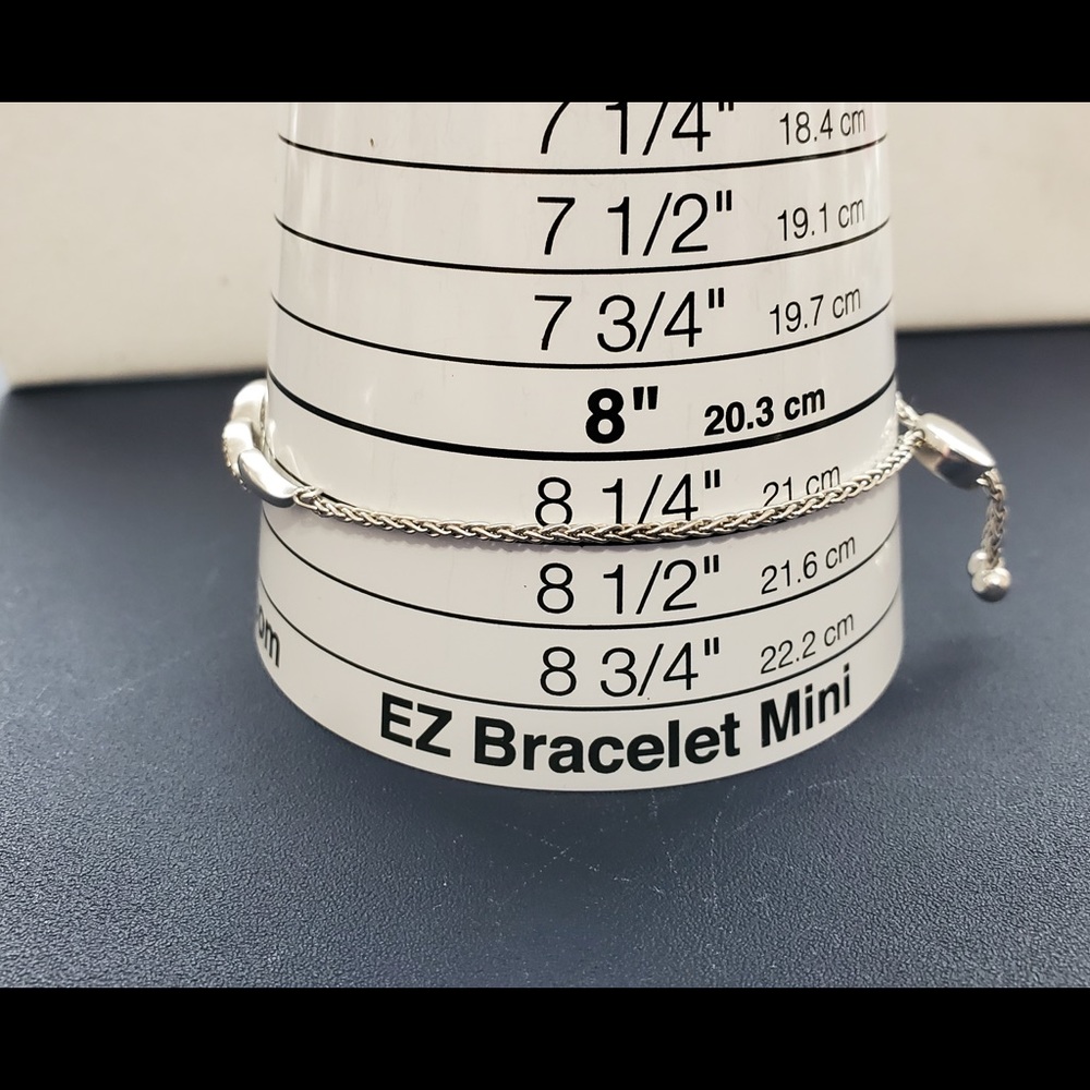 Sterling Sapphire Bolo Bracelet  (Fits up to 8 1/4” Wrist) - Picture 14 of 16